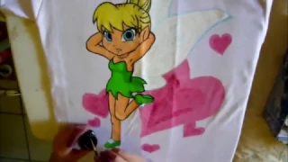 Tinkerbell - Campanita estampado manual