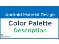 6 Android Color Palette Description for Android Material Design