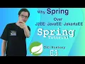 Why Spring over J2EE JavaEE JakartaEE Spring History Spring Tutorial Ch0 E3