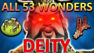 I built EVERY Wonder in Civ 6 on the HARDEST difficulty in one single game
