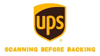 UPS Madison Heights Safety - Scanning before Backing