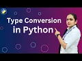 Type Conversion in Python Chapter-3 Class-9 O Level M3-R5 1 Tutorial in Hindi