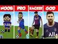 Download Lagu Minecraft REAL LIFE MESSI PSG STATUE HOUSE BUILD - NOOB vs PRO vs HACKER vs GOD / Animation