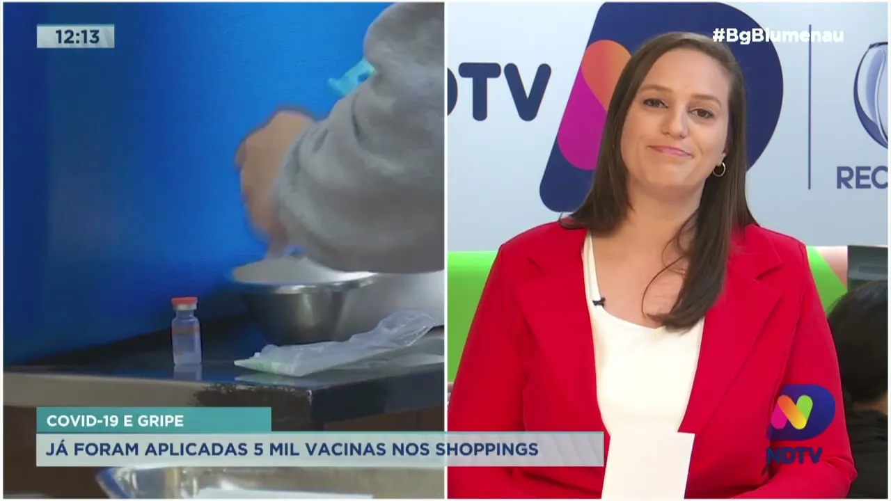 Covid-19 e gripe: mais de 5 mil vacinas já foram aplicadas em shoppings