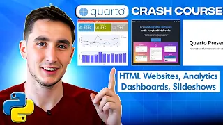 Quarto Crash Course Create Professional Reports Dashboards Websites w Markdown Python Code
