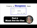 Create a Hangman Game TG15 2 Character Data Type
