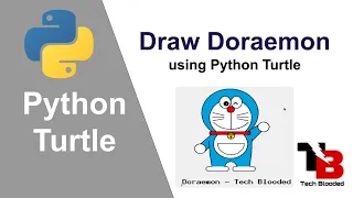Drawing Doraemon Using Turtle Turtle In Python Python Programming Tech Blooded
