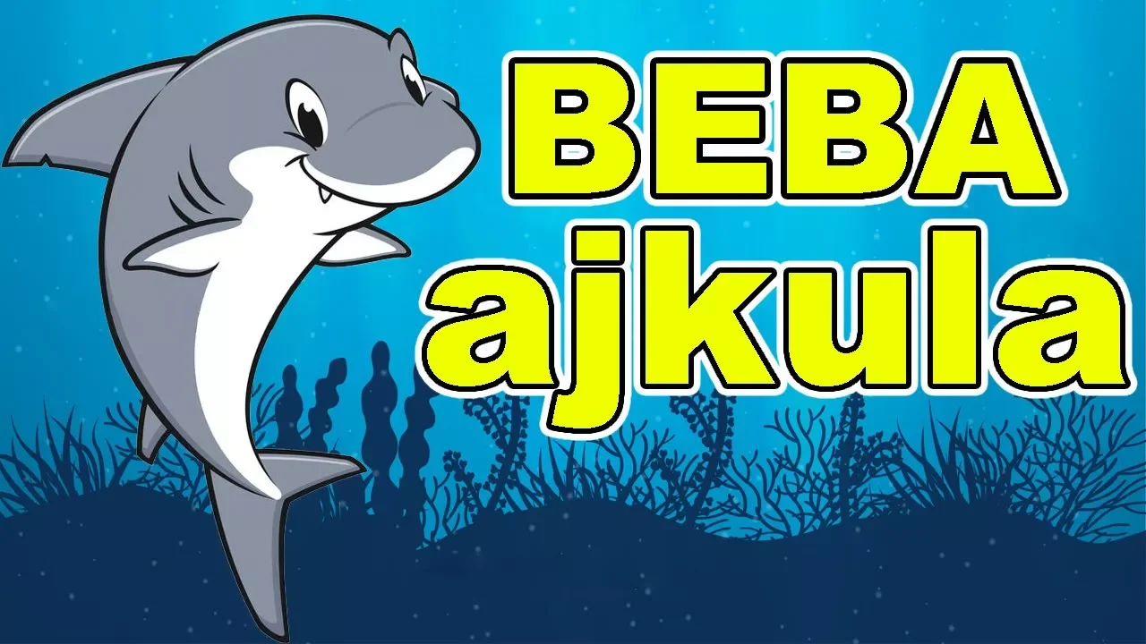 Beba ajkula - HIT pesmica za decu | Dečija pesmica | Pesma za decu o životinjama | Baby shark song