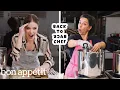 Download Lagu Hailee Steinfeld Tries to Keep Up with a Professional Chef | Back-to-Back Chef | Bon Appétit