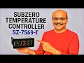 SZ-7569T Subzero Temperature Controller Basic Parameter Settings
