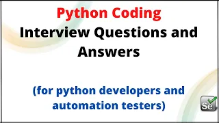 Python Coding Interview Questions and Answers IBM Capgemini HPE Toshiba interview questions