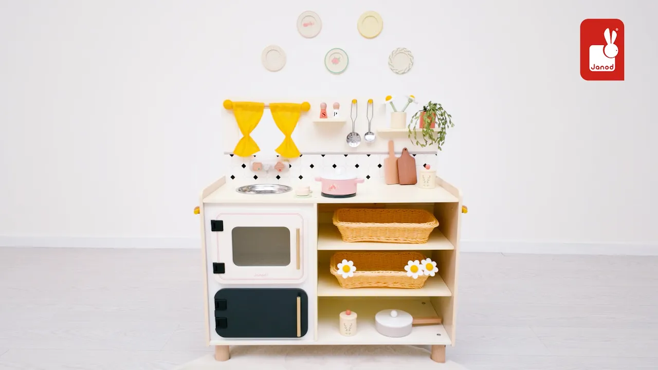Janod Big Equipped Wooden Play Kitchen