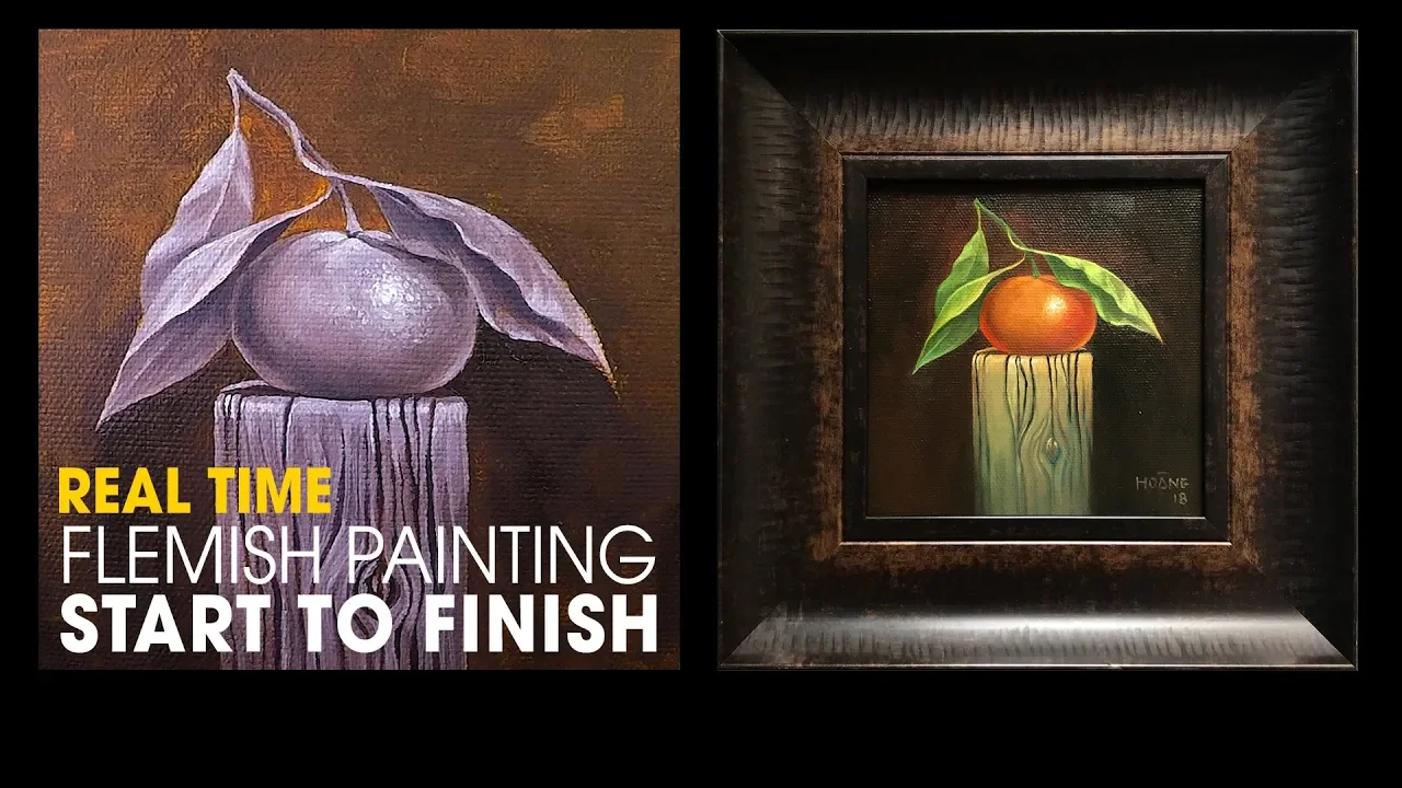 The Oil Painting Techniques tutorial series - Flemish - Old master inspired