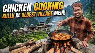 Chicken cooking at bhalyani  village Himachal pardesh 
