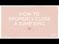 How to Close a Jump Ring for Permanent Jewelry Master Your Weld with Permanent Jewelry Bestie