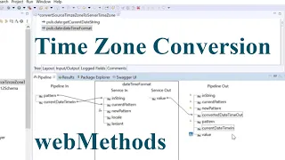Convert Date Time to Server TimeZone Software AG webMethods