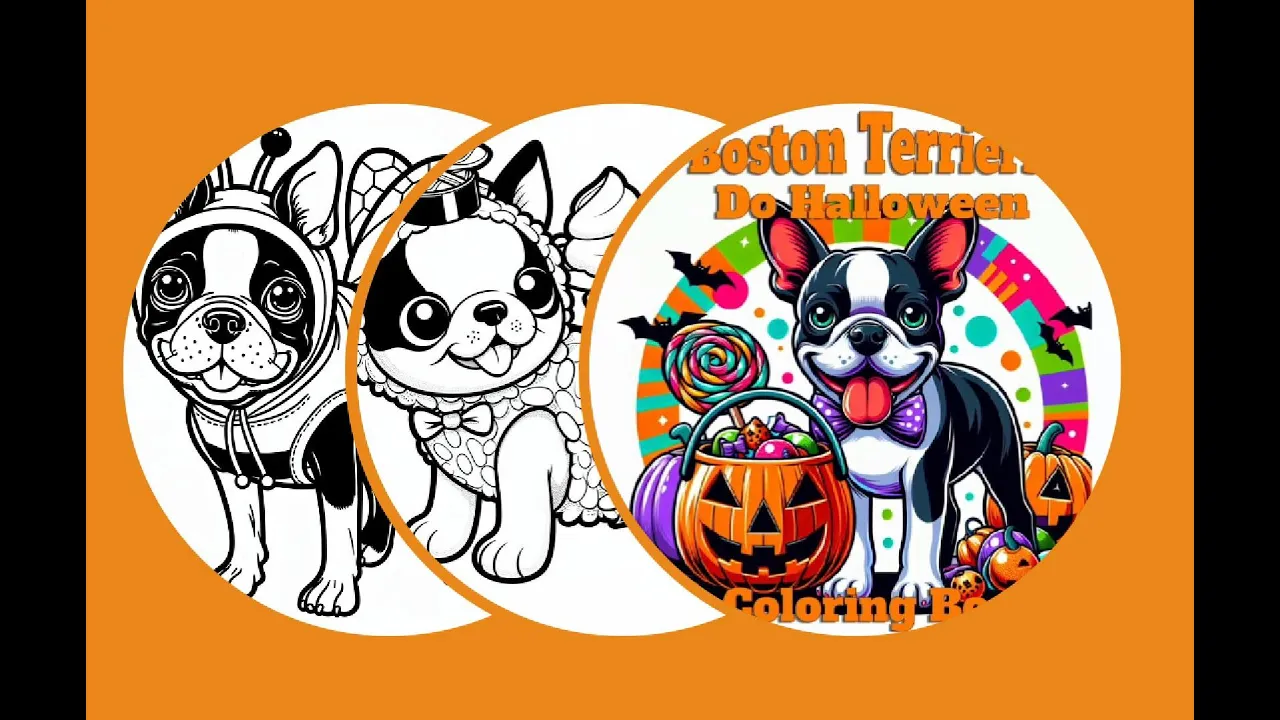 Boston Terriers Do Halloween - Page by Page Walkthrough