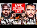 UFC Vegas 28 Rozenstruik vs Sakai Harris vs Tybura LIVE Fight Reaction The MMA-Holes
