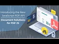 Introducing Document Solutions for PDF JS A Powerful JavaScript PDF Library