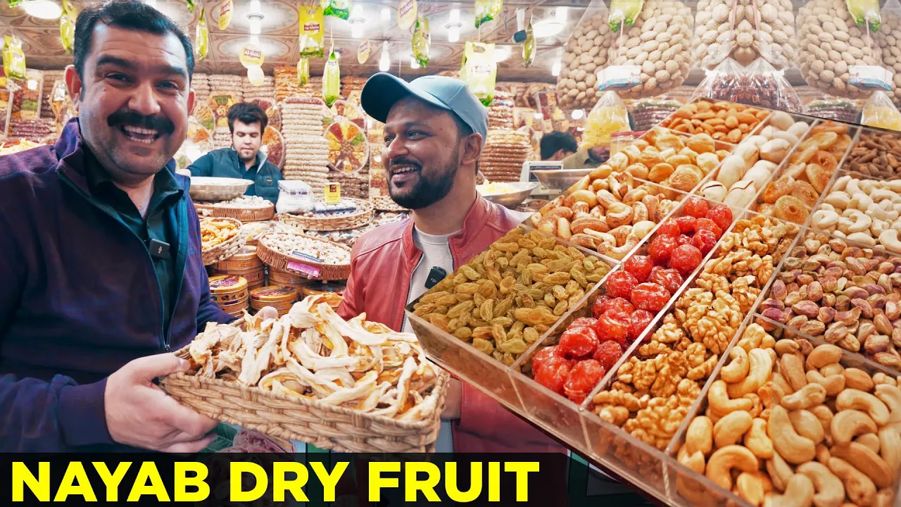 Nayab Dry Fruit   45 Countries ke Dry Fruits   Dry Mango, Kiwi, Amrood,Tomato   Pakistan Street Food