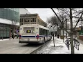 CTA Bus Kimball L Station bound D40LF 1933 Rt 93 leaving Davis Station
