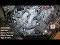 Subaru Forester Tune Up 2002-2008 Quick Hints Tips
