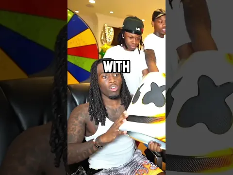 Kai Cenat Marshmello Gift Custom Marshmello! 🤔😂