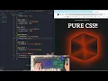 ASMR Programming - Coding Pure CSS CUBIC