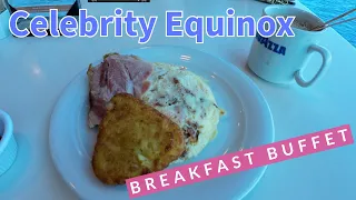Cruise Ship Breakfast Buffet 4K Walk Celebrity Equinox