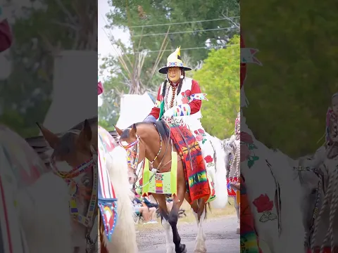 Nothing like a Crow Fair parade🪶🐎 #indigenous #powwow #crowfair2026 #culture #shorts
