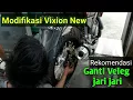 MODIFIKASI VIXION NEW Ganti Veleg Jari jari SUSAH GAMPANG