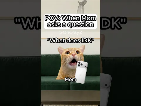 CAT MEMES 🐱 WHEN MOM ASKS A QUESTION #relatable #cat #funny #family #shorts