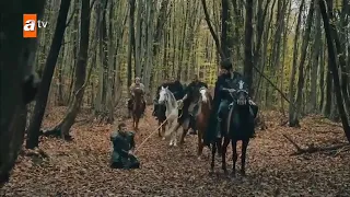 أتمنى أن أموت واقف جيركوتاي من مسلسل المؤسس عثمان 