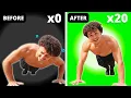Go From 0 to 20 Push-Ups FAST Increase your push-ups