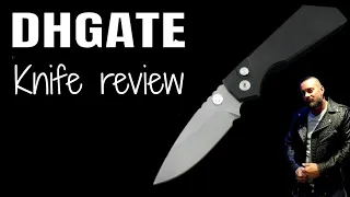 DHGate Automatic Knife Review One hand knife