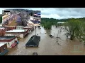 Downtown Spruce Pine NC Drone Aerial After Historic Hurricane Helene Flood 24 DJI Mavic 3
