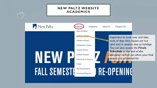 New Paltz website my newpaltz edu and Blackboard 1