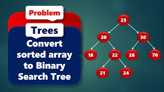 Convert Sorted Array to BST Leetcode - 108 Trees