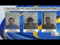 Five busted in child exploitation sting in Cullman County March 2 2026 News 19 at Noon