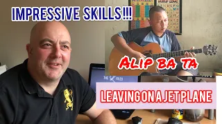 Download ALIP BA TA - LEAVING ON A JET PLANE COVER l BRITISH REACTION MP3