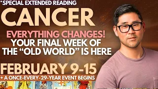Cancer - THIS NEVER HAPPENS - RAREST SPREAD I’M STILL 😳🌠 Feb 9-15 Tarot Horoscope