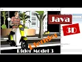 Java 3D How to Make a 3D obj Model Driving in an Apartment District with Source Code