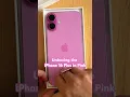 Het uitpakken van de roze Apple iPhone 16 Plus