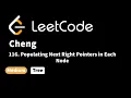 LeetCode 116 Populating Next Right Pointers in Each Node