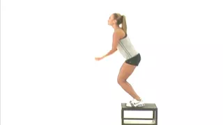 Box Jump down with Stabilization Sagittal Plane