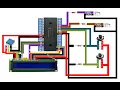 Display 2 inputs received from 2 push buttons on 16x2 LM016 LCD with LED indicators using PIC16F877A