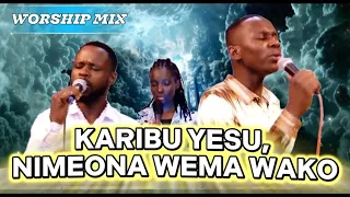 KARIBU YESU MOYONI MWANGU, NISHIKE MKONO & NIMEONA WEMA WAKO WORSHIP MIX by Minister Danybless