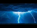 Download Lagu Intense Thunderstorm Rain at Night ☔ Heavy Rain \u0026 Strong Thunder Sounds ⚡ Lightning Ambience