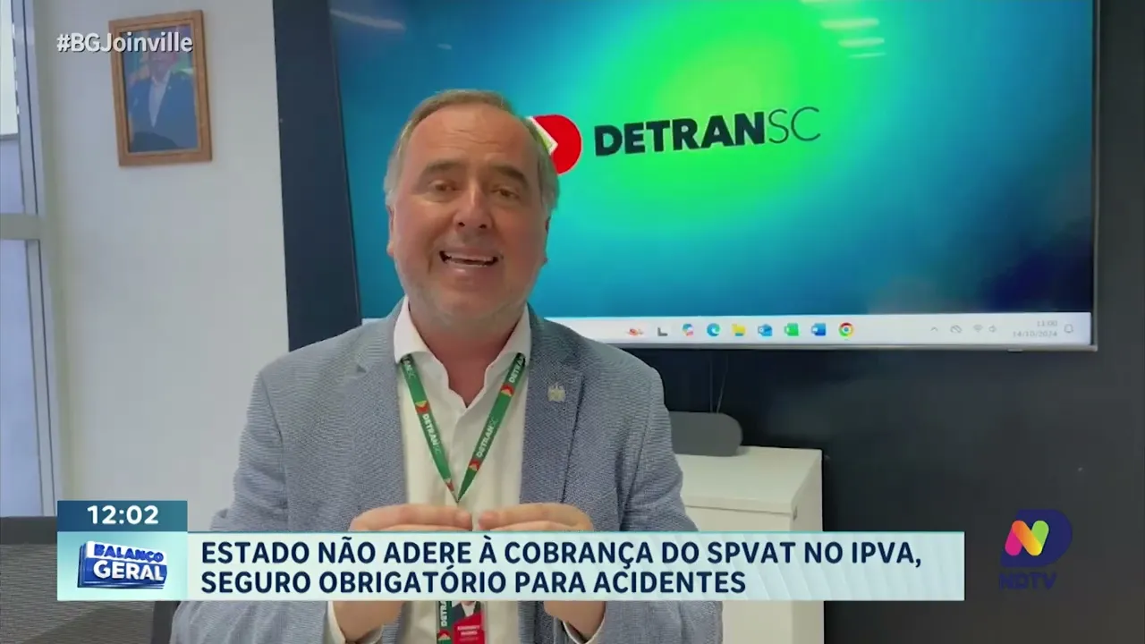 Estado não adere à cobrança do SPVAT no IPVA, seguro obrigatório para acidentes