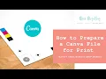How to Prepare a Canva File for Professional Printing Safety Area Bleed Crop Marks